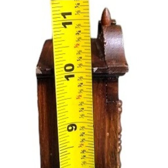 Miniature Town Square Grandfather Clock Music Box - Picture 9 of 9